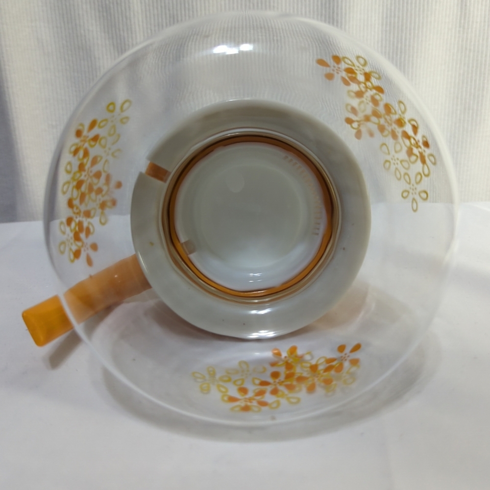 Vintage Japanese Sasaki Golden flowers coffee pot - Picture 7 of 9